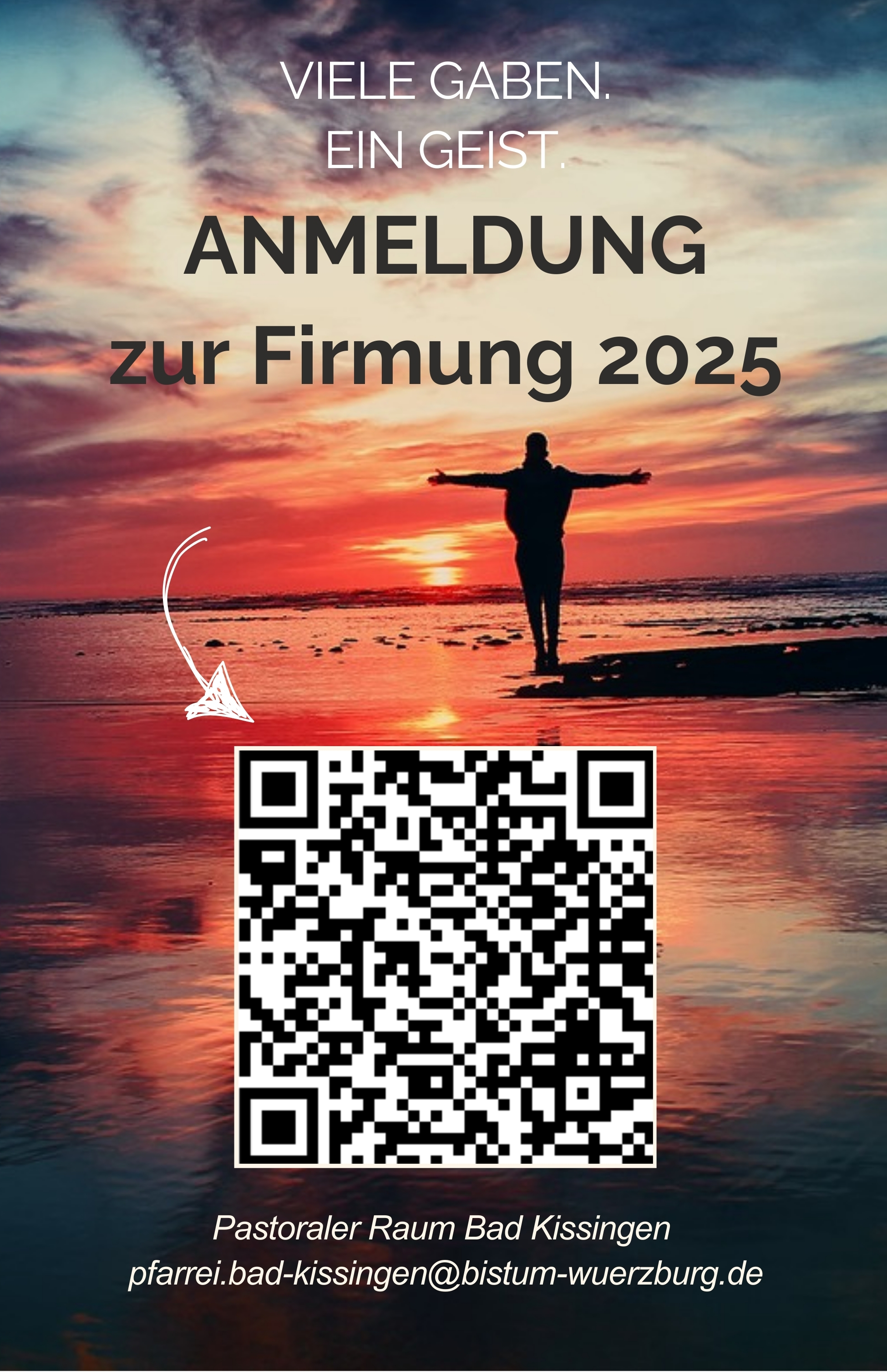 Firmung 2025 Einladung QR Code